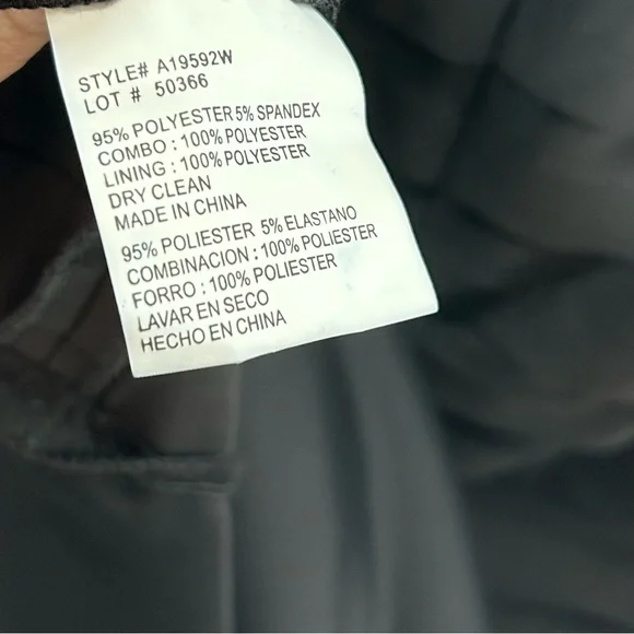 Betsy Adam black maxi mermaid dress cap sleeves - Picture 7 of 10